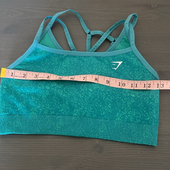 Gymshark Adapt Fleck Seamless Sports Bra Medium Support Jewel Green Size M - Picture 7 of 10